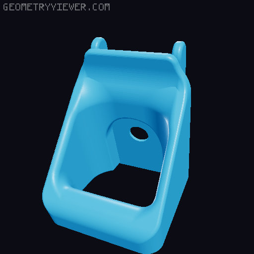 OmniWall Spray Bottle Holder 3D model thumbnail