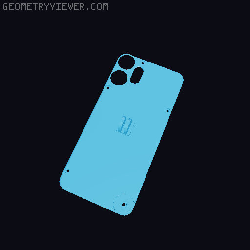 CMF Phone Cover GoPro Peg 3D model thumbnail