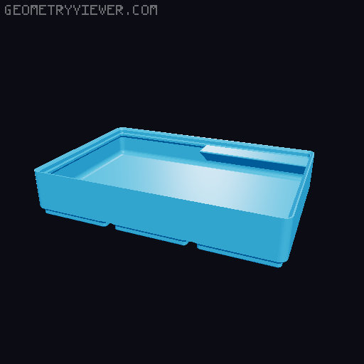 Gridfinity cups height 3 (25mm) collection 3D model thumbnail