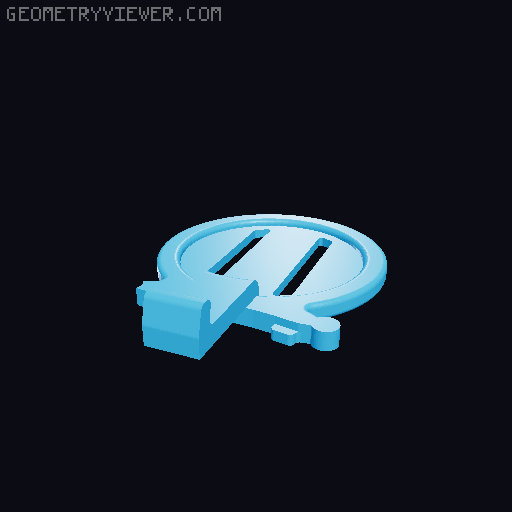 CD Clock 3D model thumbnail