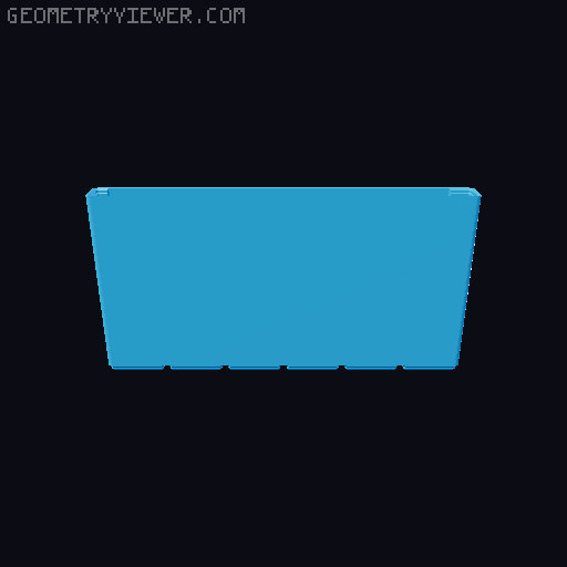 Gridfinity cups height 18 (130mm) collection 3D model thumbnail