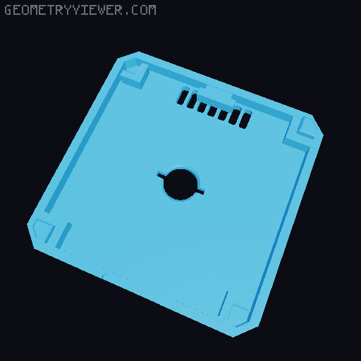 Fidget Clicking Knob 3D model thumbnail