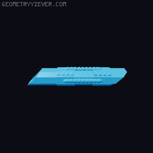 Spaceship 3D model thumbnail