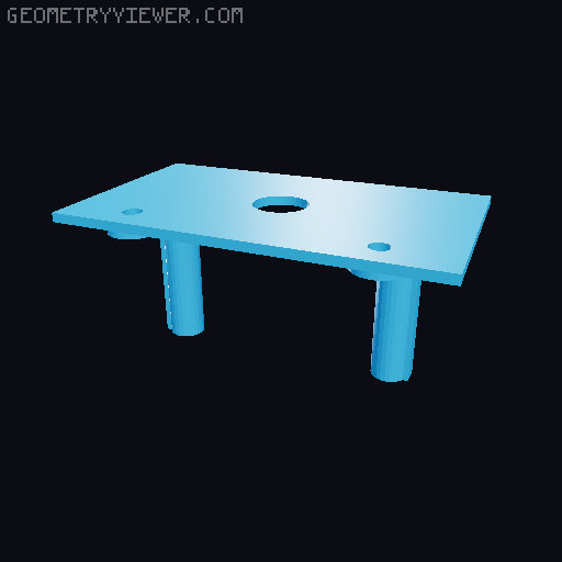 Dremel Router Table 3D model thumbnail