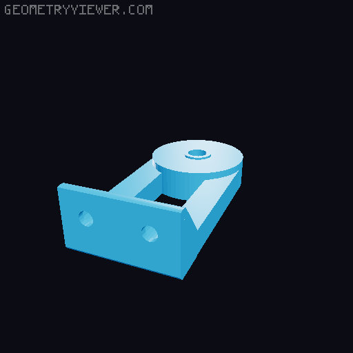 Fun Size Spooler with 608 bearing 3D model thumbnail
