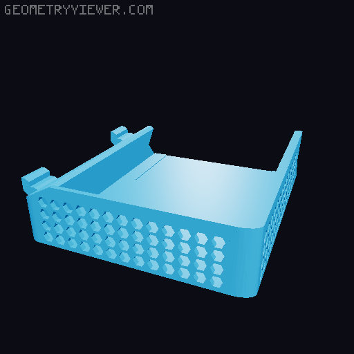 Prusa Mini Extra Large Storage Basket/Box 3D model thumbnail