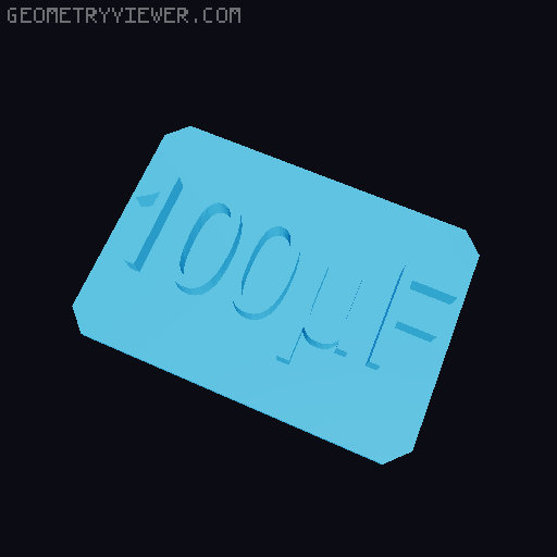 Resistor and Capacitor Labels E12, E6 series for Various Size Stackable Resistor Storage Box 3D model thumbnail