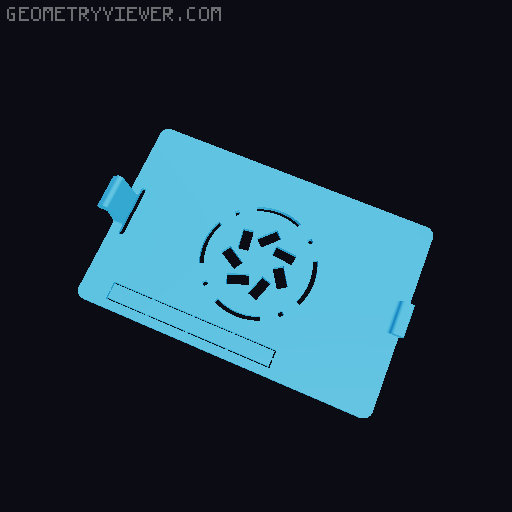 TRMNL Raspberry Pi 5 case 3D model thumbnail