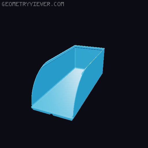 Gridfinity rouded bins collection all sizes 3D model thumbnail