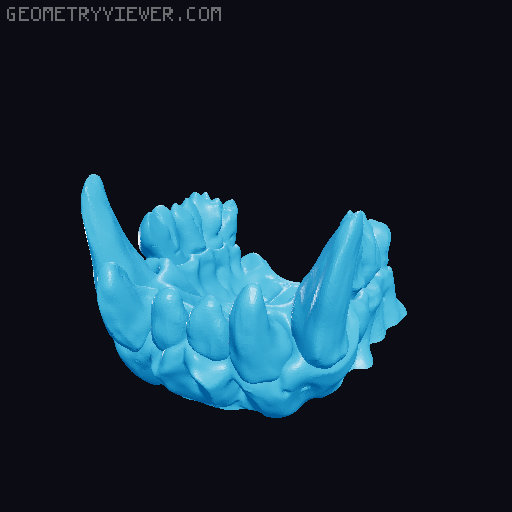 Troll Skull 3D model thumbnail