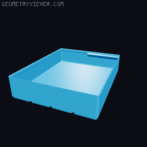 Gridfinity cups height 6 (46mm) collection 3D model thumbnail