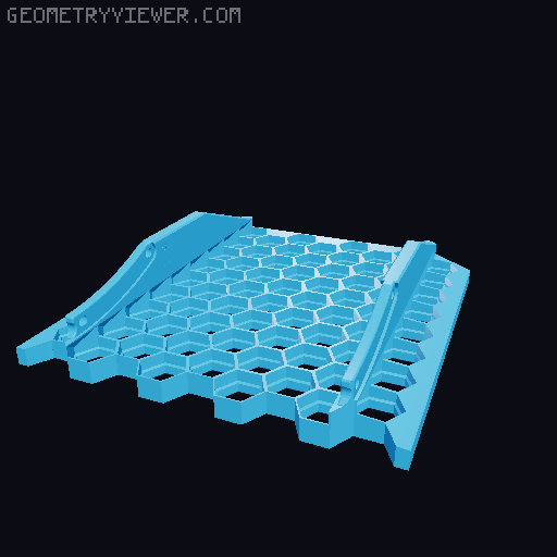 HSW Large Display Stand (225x225 Remix) 3D model thumbnail