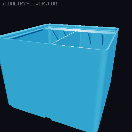 Gridfinity Ultra Light Bins - Divider Label Edition 3D model thumbnail
