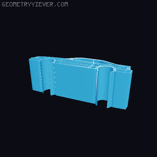 Car silhouettes! different models 3D model thumbnail