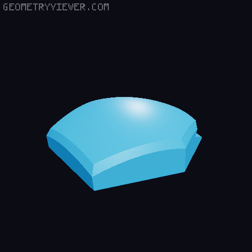 Turtle shell container 3D model thumbnail
