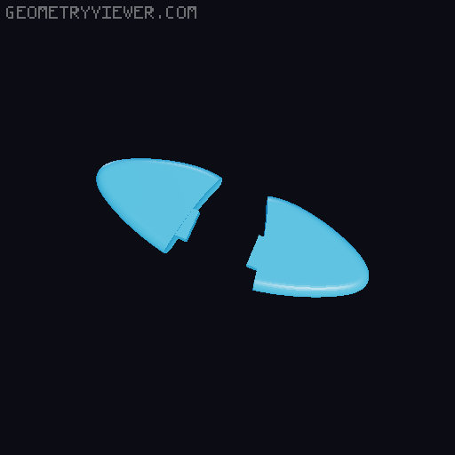 Airplane wind spinner 3D model thumbnail