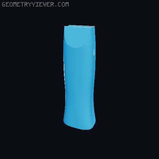 v2.0 Quest 3 table tennis adapter - separate handle 3D model thumbnail