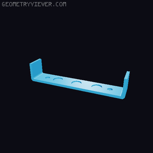 iFixit Mako Driver Kit - magnetic skadis holder - remix more Magnets 3D model thumbnail