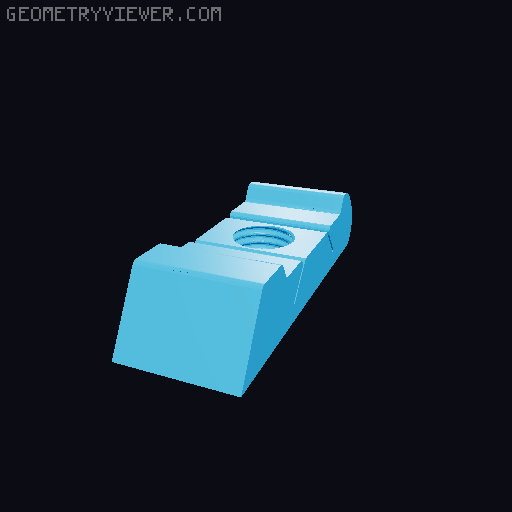 Simple Sanding Block (Corner and Curve remix, 1 inch wide) 3D model thumbnail