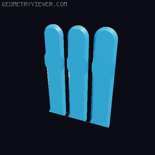 MultiConnect Slot Dies 3D model thumbnail
