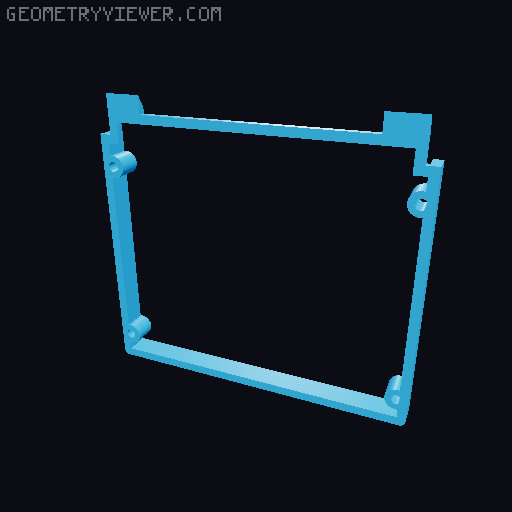 Telsa P4 Cooling Shroud 3D model thumbnail