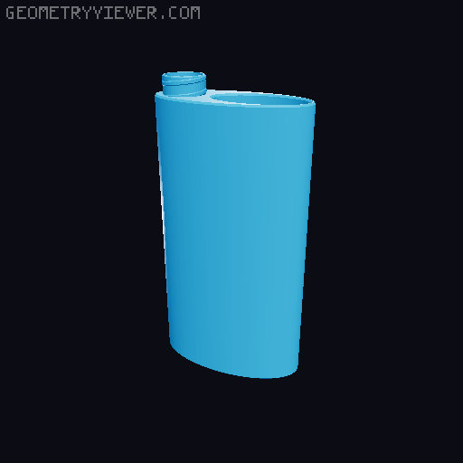 Bic Lighter and Cigarette or Joint Case 3D model thumbnail