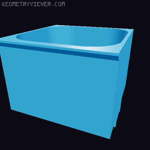 Modular Drawer Organizer Remix 3D model thumbnail