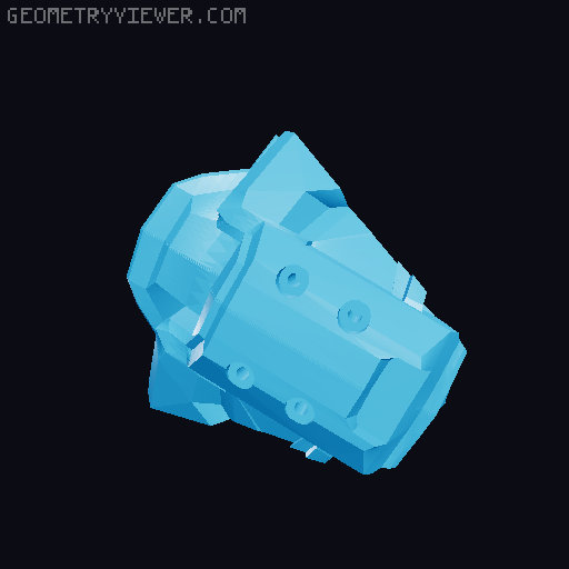 Master Chief Helmet 3D model thumbnail