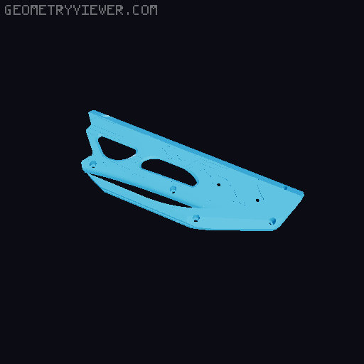 Ontos Carry Handle Thumbhole Stock Overhaul 3D model thumbnail