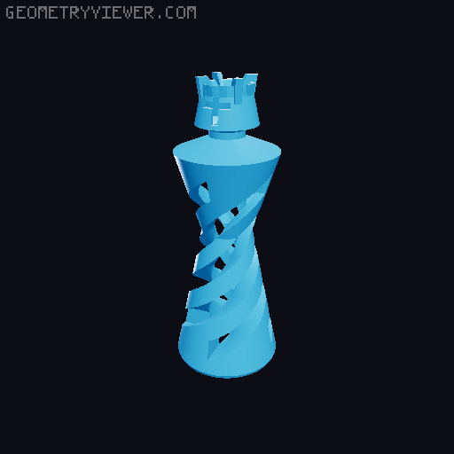 Organic Chess 2021 3D model thumbnail