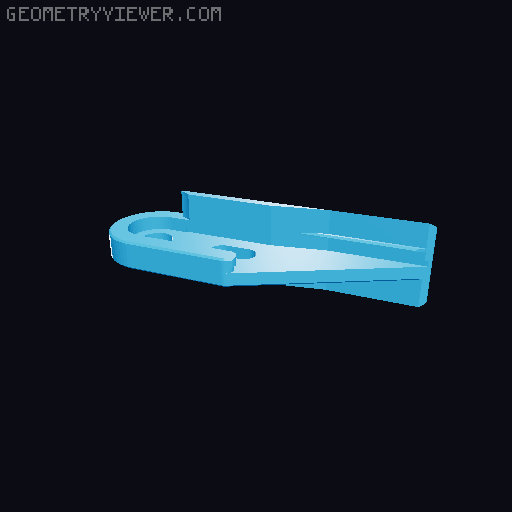 Mini Pocket Knife 3D model thumbnail