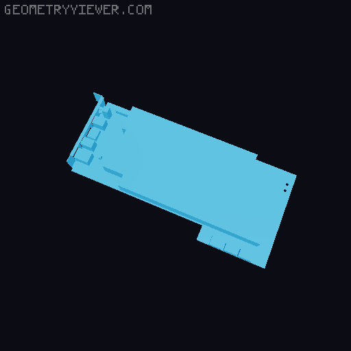 AMD BC-250 Model (Accurate dimenstions) 3D model thumbnail