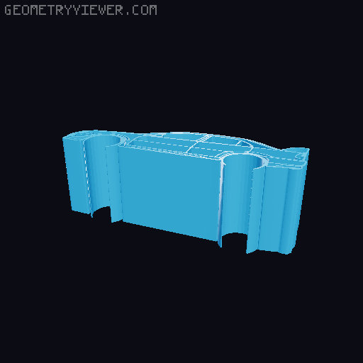 Car silhouettes! different models 3D model thumbnail