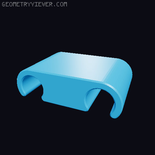 Watercooling / Radiator hose clamps 3D model thumbnail