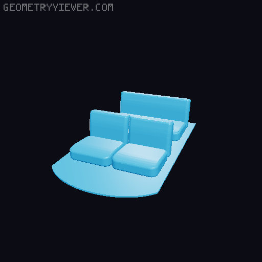 Surf Bus 3D model thumbnail