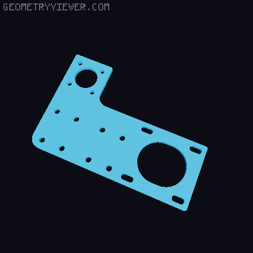 6DoF Robot Arm (Six-Axis 3D printed Robotic Arm) 3D model thumbnail