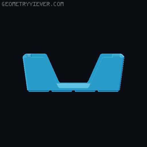 Gridfinity wall cutout collection 3D model thumbnail
