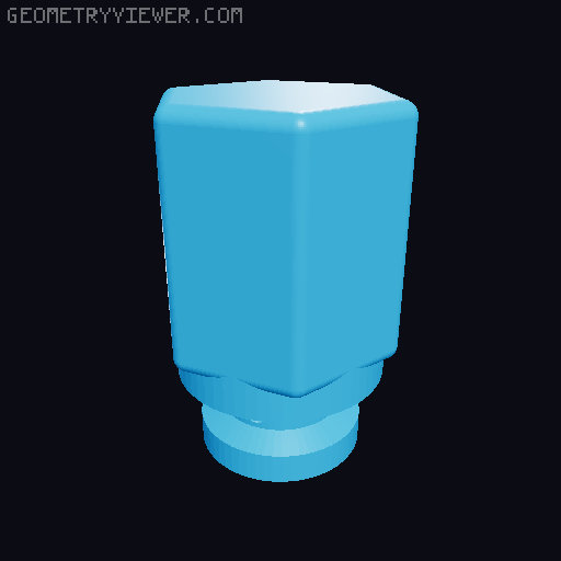 Variation du Tripod Mobile Phone Clamp V2 3D model thumbnail