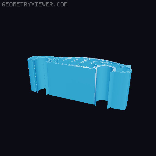 Car silhouettes! different models 3D model thumbnail