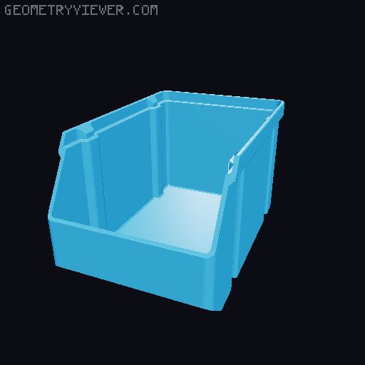 Stackable Boxes 3D model thumbnail