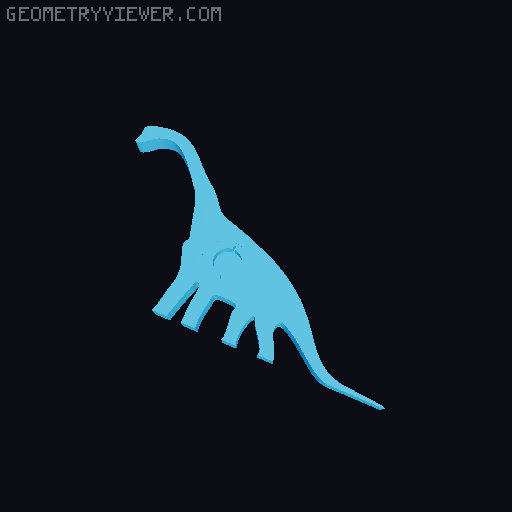 Dinosaur Magnets 3D model thumbnail