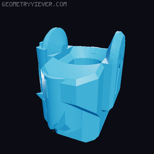 Cortex 13 Battle worn (dummy 13 armor) 3D model thumbnail