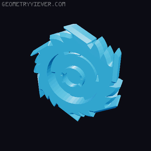 Beyblade remix new tops and bottom 3D model thumbnail