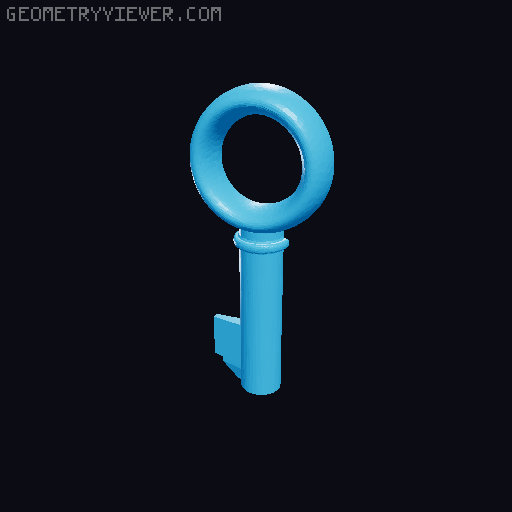 keys 3D model thumbnail