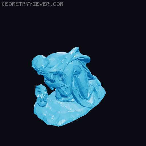 European Christmas "Pyramid" Nativity Scene 3D model thumbnail