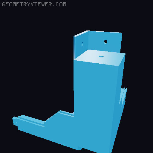 Pocket Doors for Lack Enclosure v2 3D model thumbnail