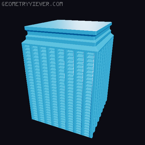 Prismatic Vase Mode Silica Gel Container. Super fast print 3D model thumbnail