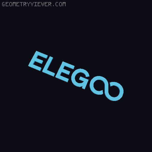 Elegoo Storage box 3D model thumbnail