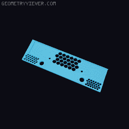 WS2812B LED PCB Mount for Snapmaker Original 3D model thumbnail