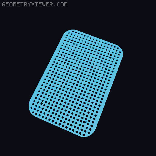 Porsche 944 grill speaker 3D model thumbnail